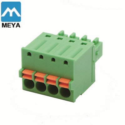 KF141R KF141V 2.54mm Pitch 4 Position Spring Terminal Block PCB Connectors