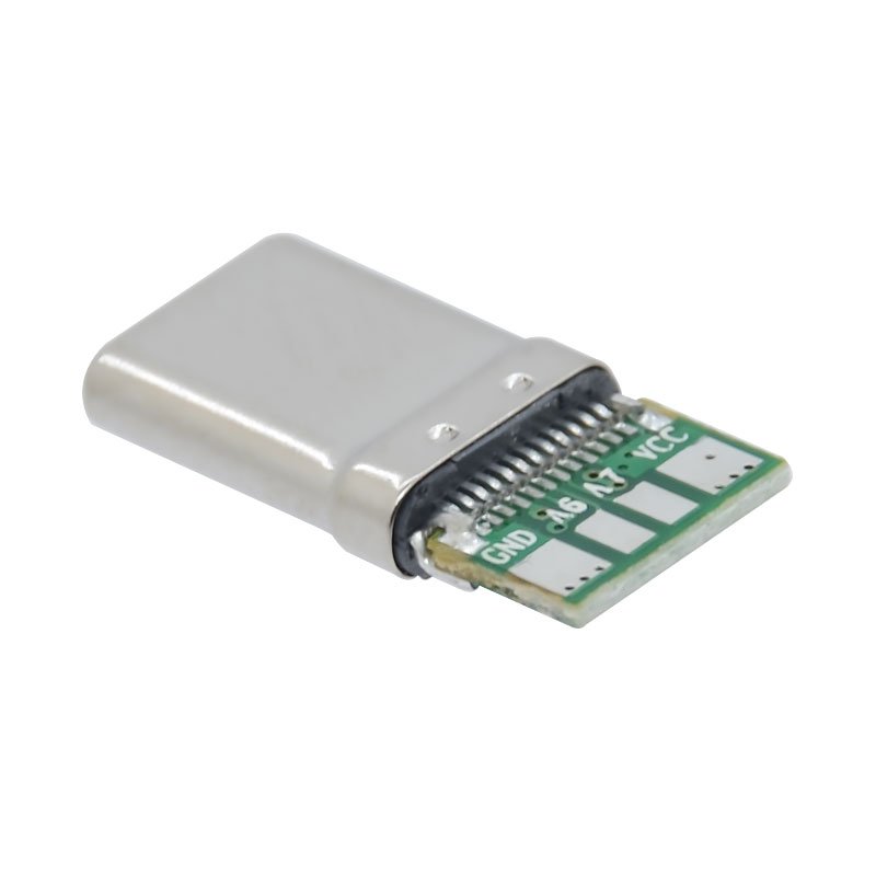 Type C 3.0 smd smt male usb c type connector with PCB board for OTG