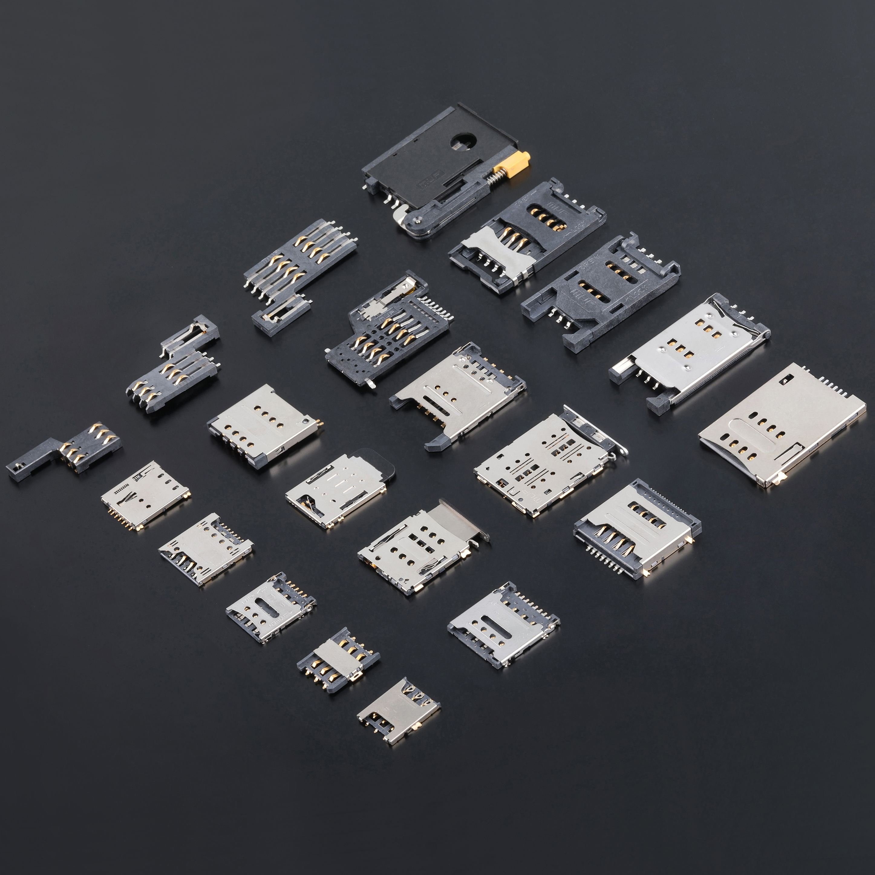 MUP Factory direct price PCB IC card connector IC card holder Smart card connector reader for mobilephone POS for PAX S90 S8
