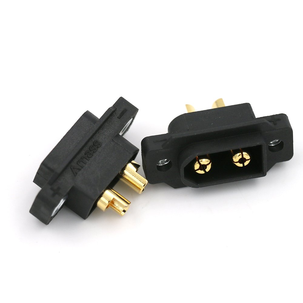 Black Amass Male RC Lithium Battery XT60 Waterproof XT60EW-M Adapter Connector Series