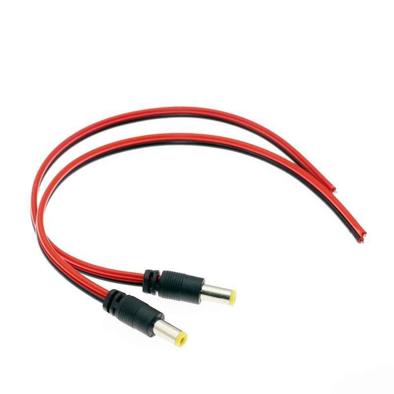 18AWG 5.5x2.1 male connector dc power cable for LED Strip,Surveillance Camera,CCTV Security Camera