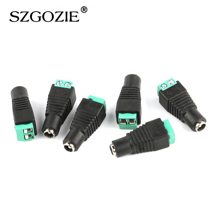 DC 5.5MM 2.1mm terminal block plug Power adapter DC Female Jack adapter Connector