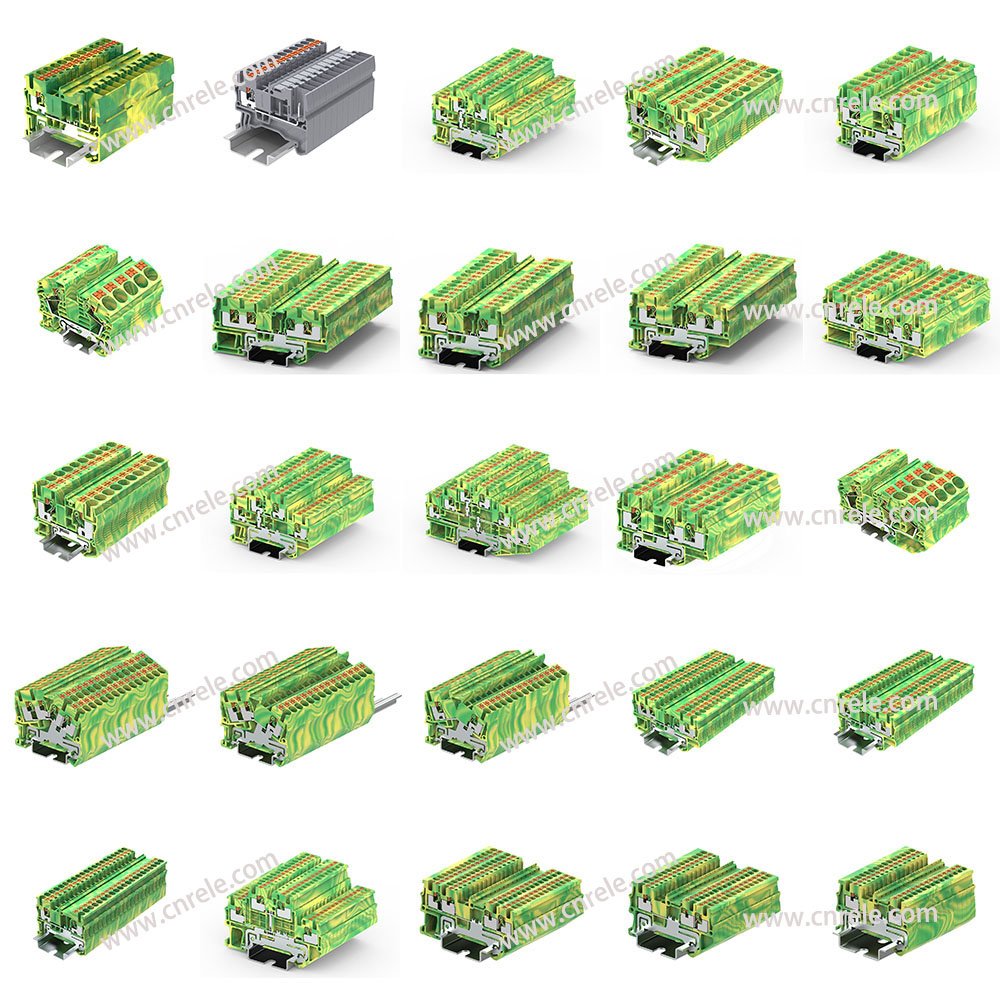 Replace Degson DS2.5-QU Phoenix PT 2.5-QUATTRO and SUPU TP2.5-4 Push in terminal block feed through multi connector