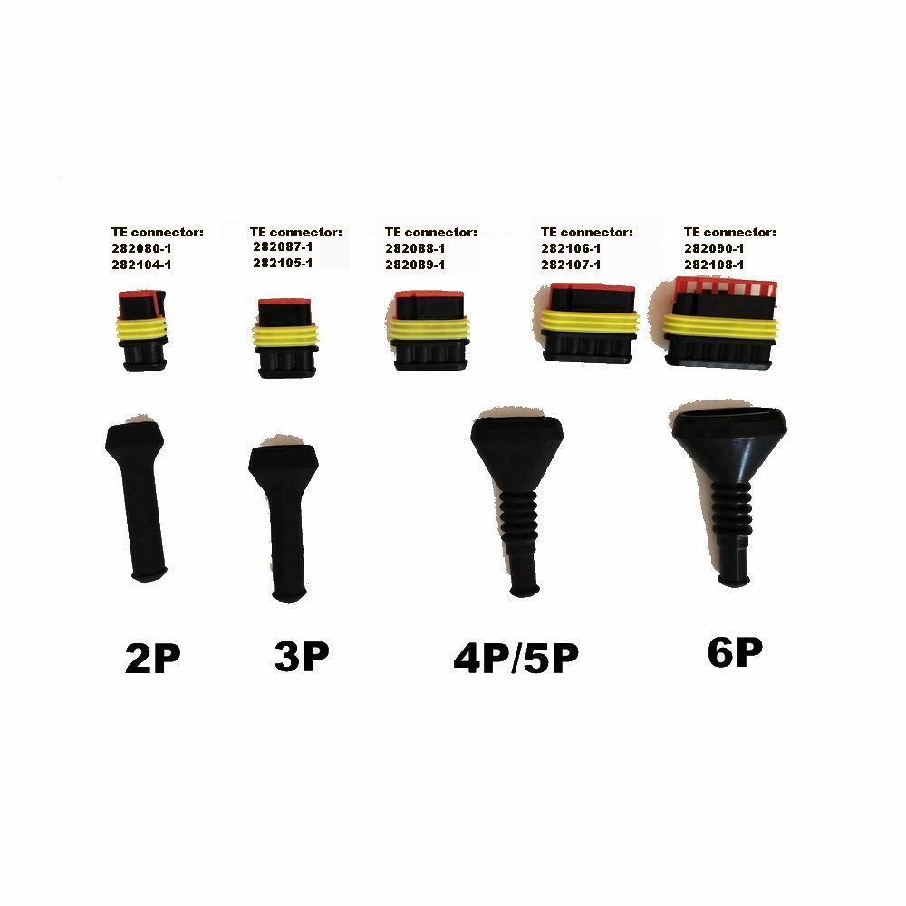 3P Molded Connector Cover Dust Cup Rubber Connector Cover