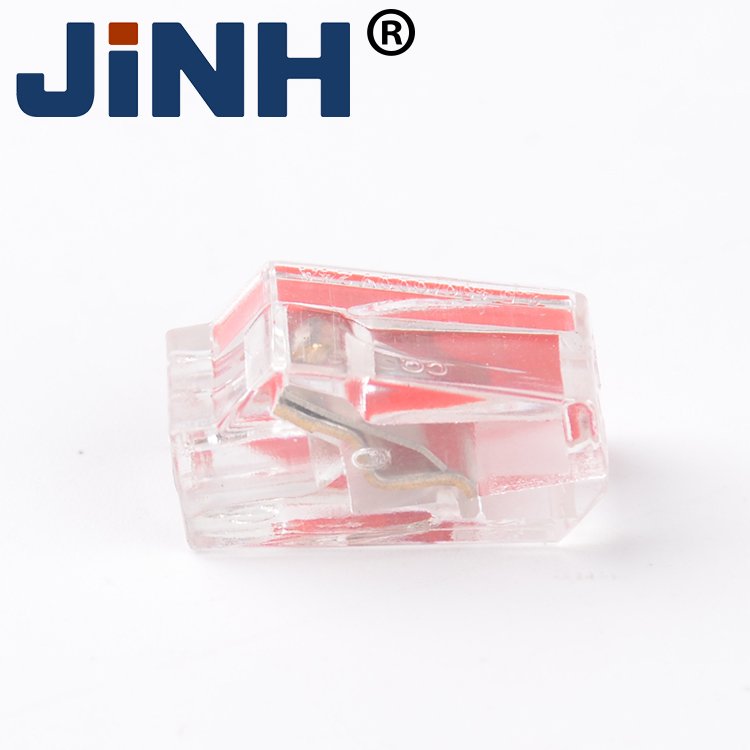 Electrical Mini Fast Wire Cable Connector 2P Universal Compact Conductor Spring Splicing Wiring Connector Push-in Terminal Block