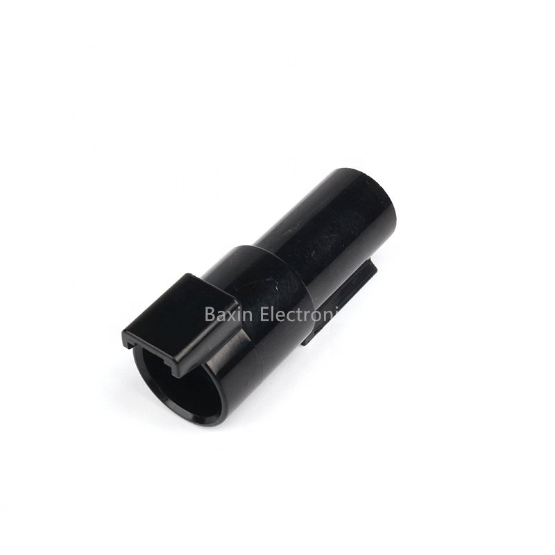 DTHD Series Black 1-Way Wire Connector Male Female DTHD04-12P DTHD06-1-12S 1Pin Deutsch Auto for Automotive Wiring