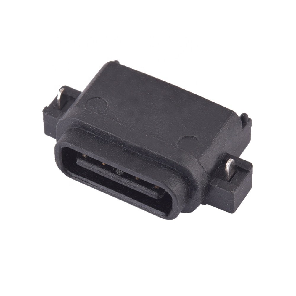 SMT Type-c 16P Female Usb Jack 3.1 Type c Socket Waterproof Connector