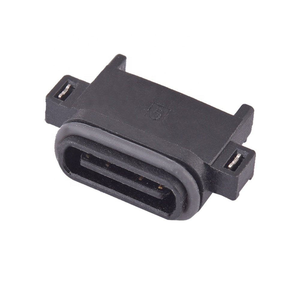 SMT Type-c 16P Female Usb Jack 3.1 Type c Socket Waterproof Connector