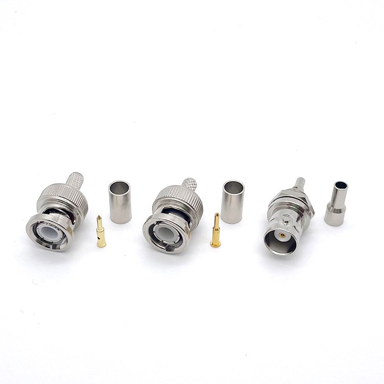 Bnc RG59 cable rg58 rg6 male connector cctv BNC connector