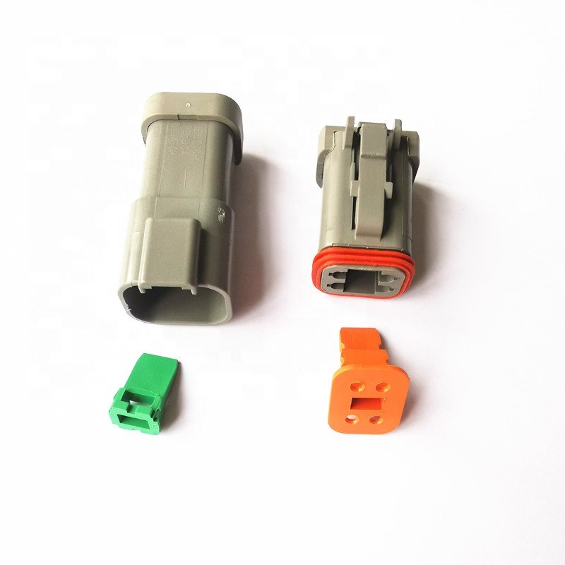 Hot Selling DT04-4P-CE01 Automotive 4 Pin Male Rectangular Receptacle Wire Housing Connector