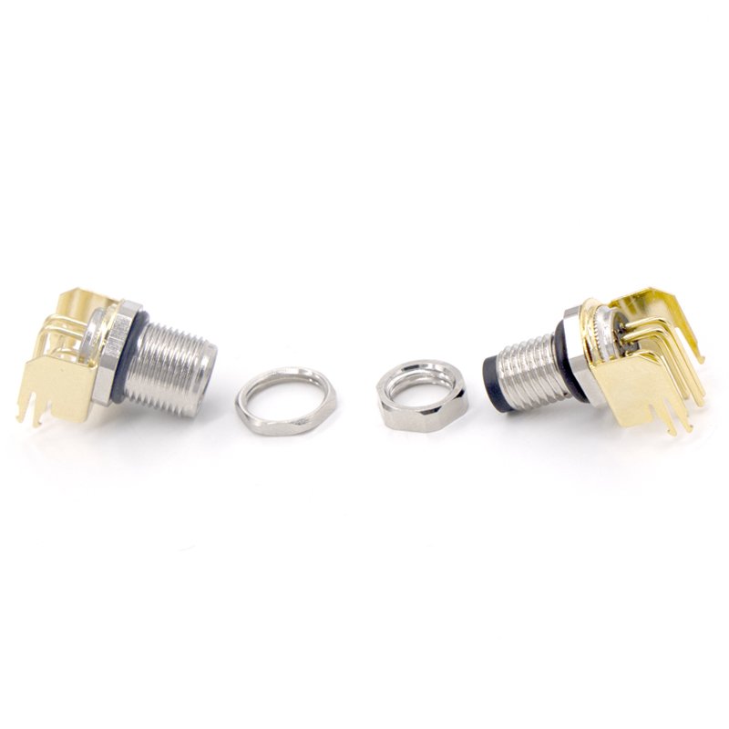 China's purchasing M8 long shielded shell welding wire with adhesive waterproof connector