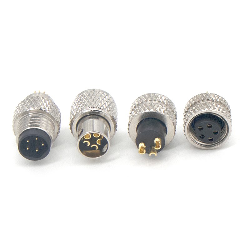 China's purchasing M8 long shielded shell welding wire with adhesive waterproof connector