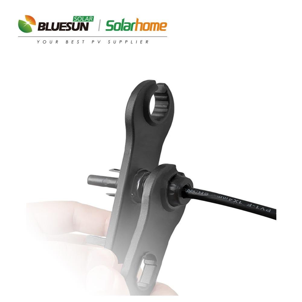 Bluesun 4mm2 solar pv cable connector solar panel pv connectors and cables dc solar pv cable 4mm