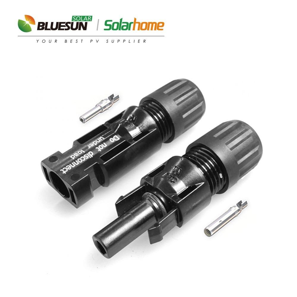 Bluesun 4mm2 solar pv cable connector solar panel pv connectors and cables dc solar pv cable 4mm