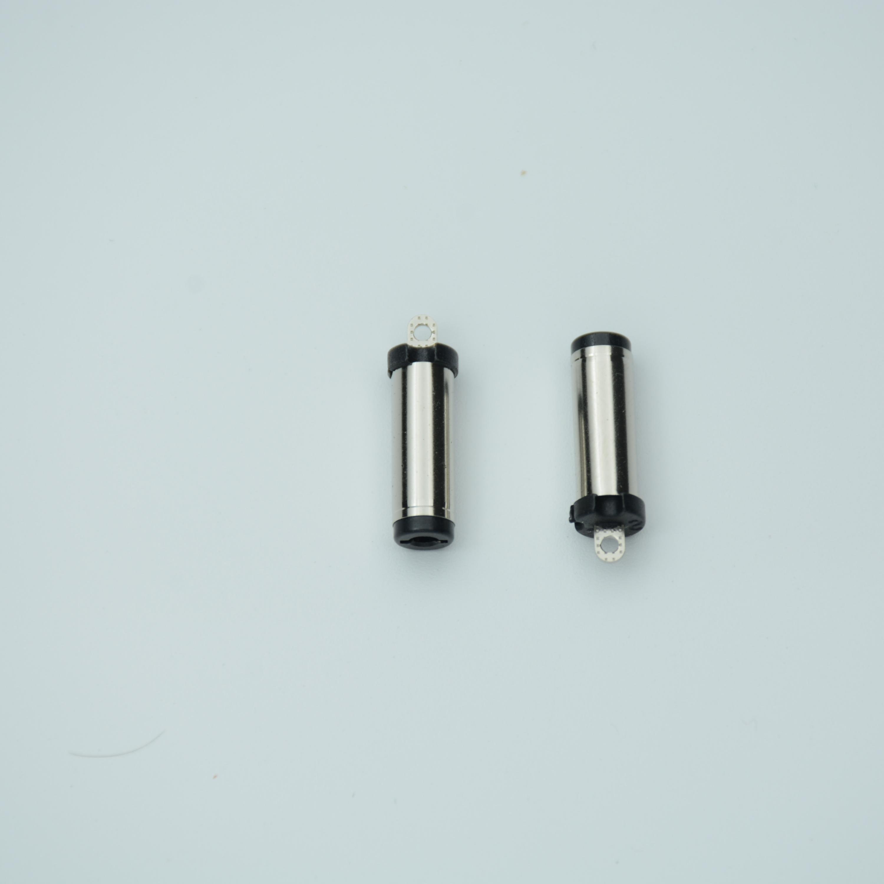 Hot Selling And Good Quality,5521tv5.5*2.1mm 5525 Nickel Plated Black Plastic Male Audio Dc Power Plug Jack Connector