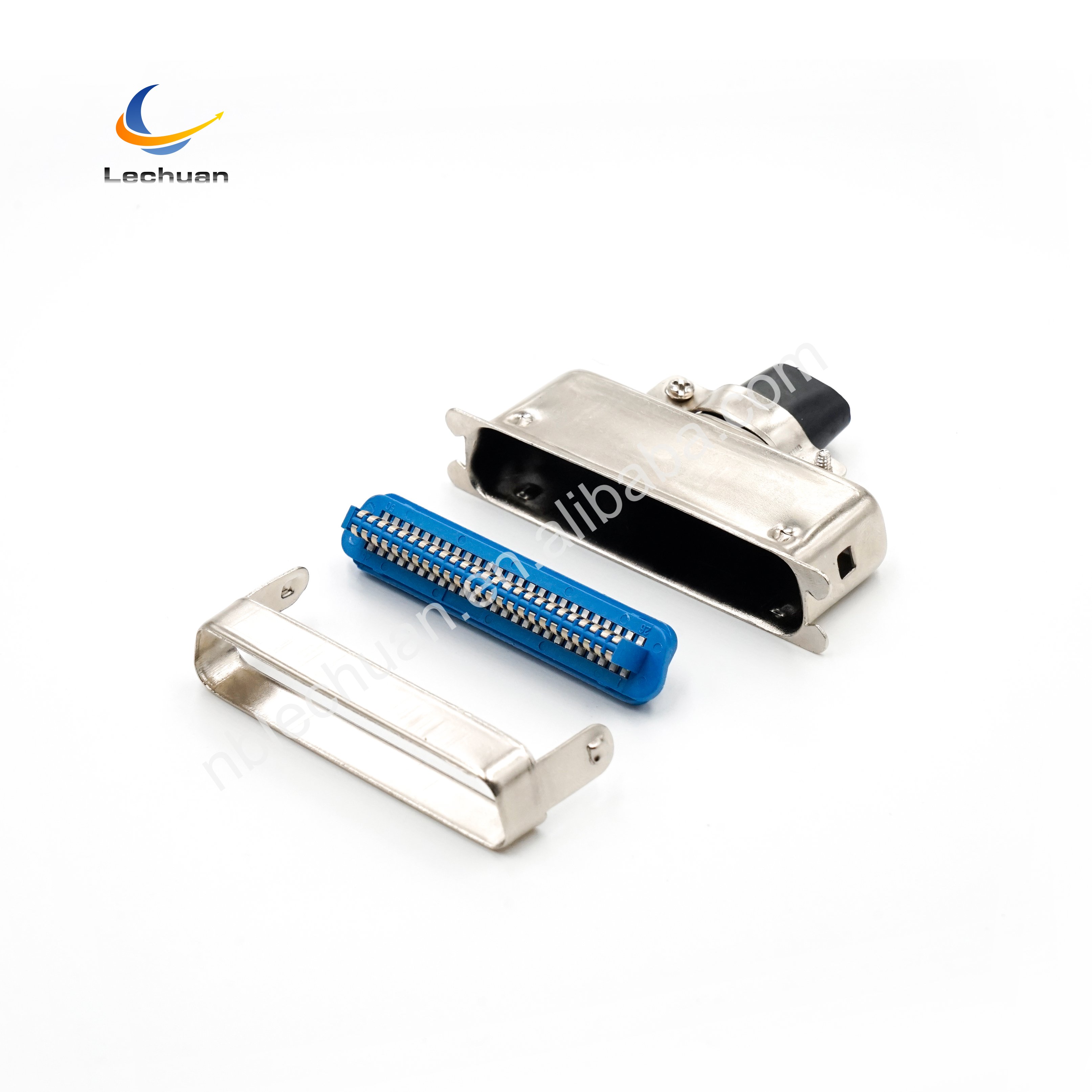 LECHUAN SCSI 57 Series 14P 24P 36P 50P DDK Replaceed Male Female Ribbon Connector Centronic Cable Plug D-SUB Connector
