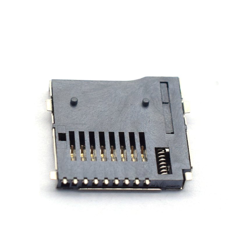 High quality electronic component micro TF card reader socket 9pin TF card connector