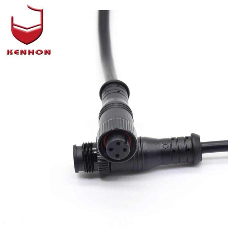 Factory Wholesale Waterproof Cable Assembly 12V Electric Terminal Pa66 2 3 5 Pin Connector