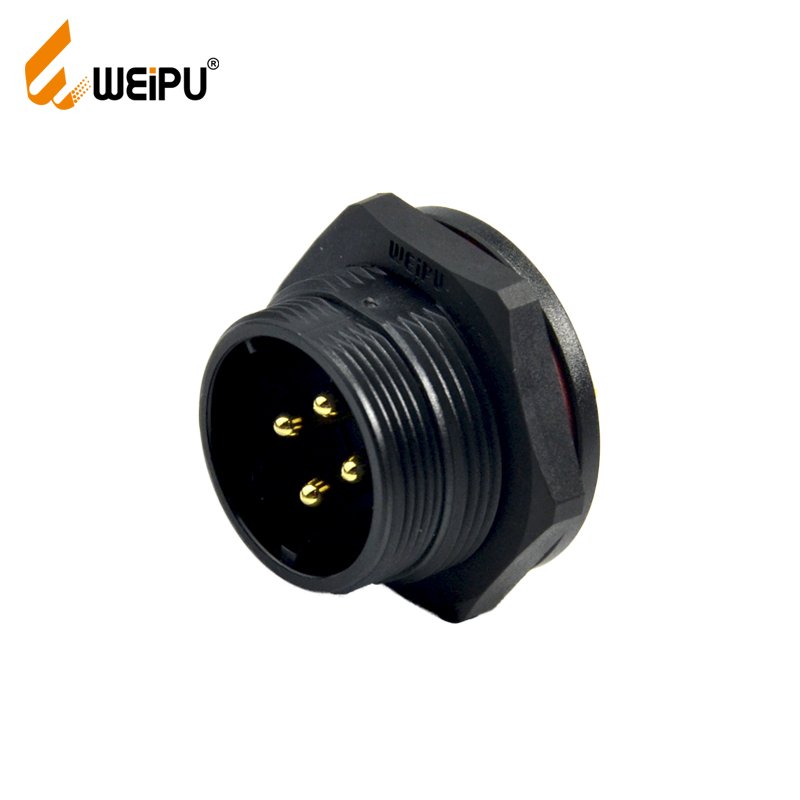 Weipu industrial connector15m 4/5/7/9/12 pin waterproof cable plug male IP68/IP67 connector