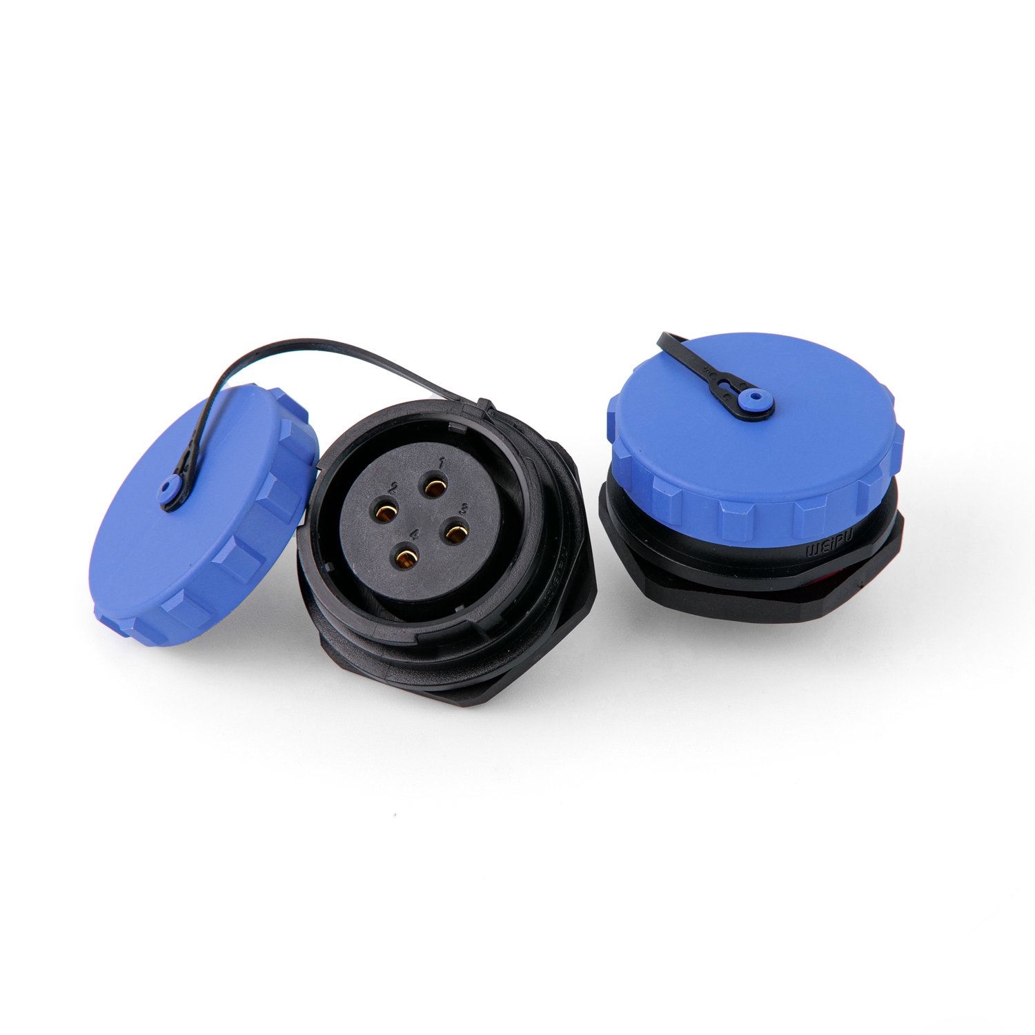 Weipu industrial connector15m 4/5/7/9/12 pin waterproof cable plug male IP68/IP67 connector