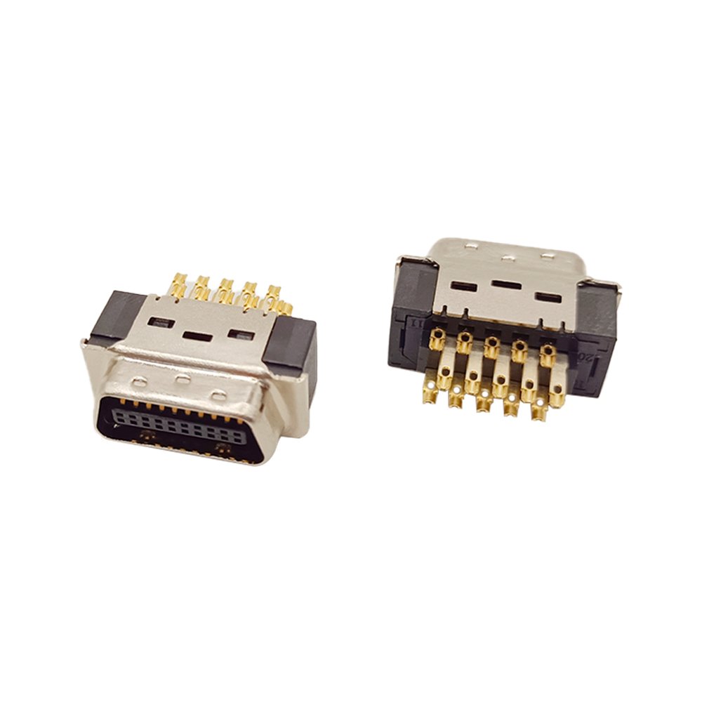 MDR 20Pin Servo motor connector,SCSI 20Pin plug,SCSI 20Pin male,SM 20P connector,3M 20P 10120-3000PE,10120-3000PC,10320-52A0-008