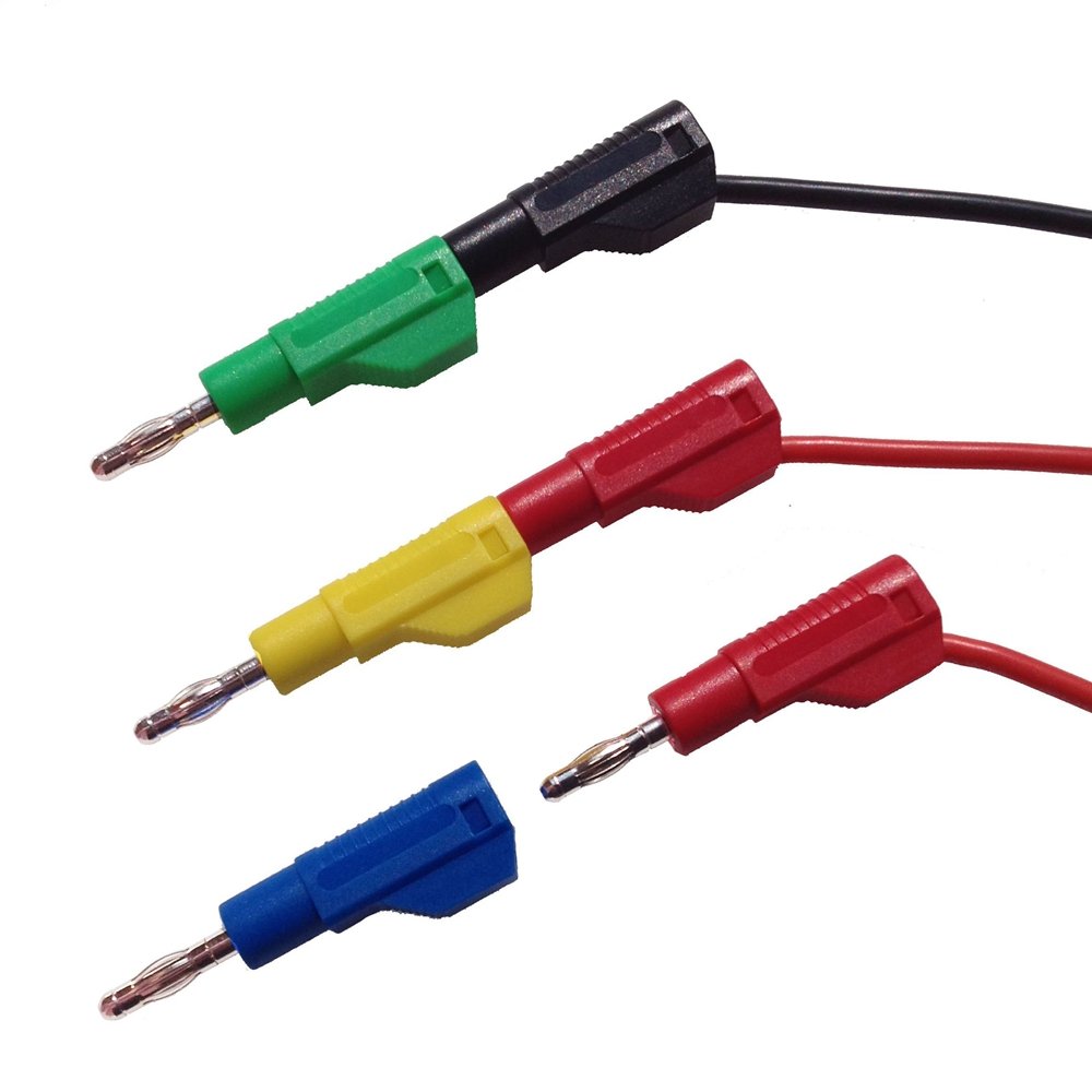 high voltage 2mm 4mm Stackable Banana Plug Audio & Video connector