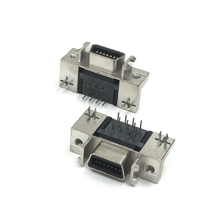 High quality SCSI 14 Pin 0.05inch Female MDR 14Pin Connector 1-2232516-1 scsi 14 pin Socket connector for PCBA