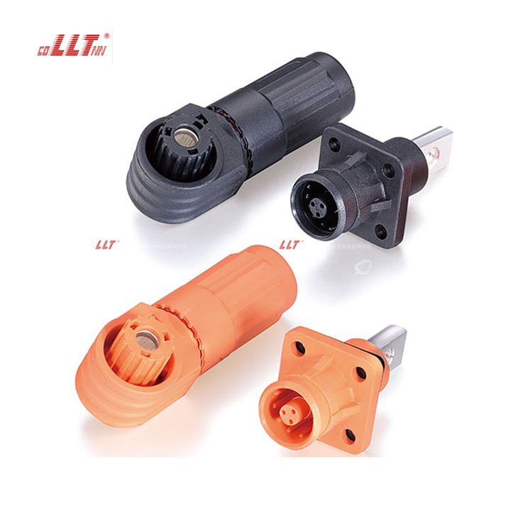 LLT Energy Battery Storage Connector 200A Socket Busbar Teminal(M8 screw) 8mm Orange