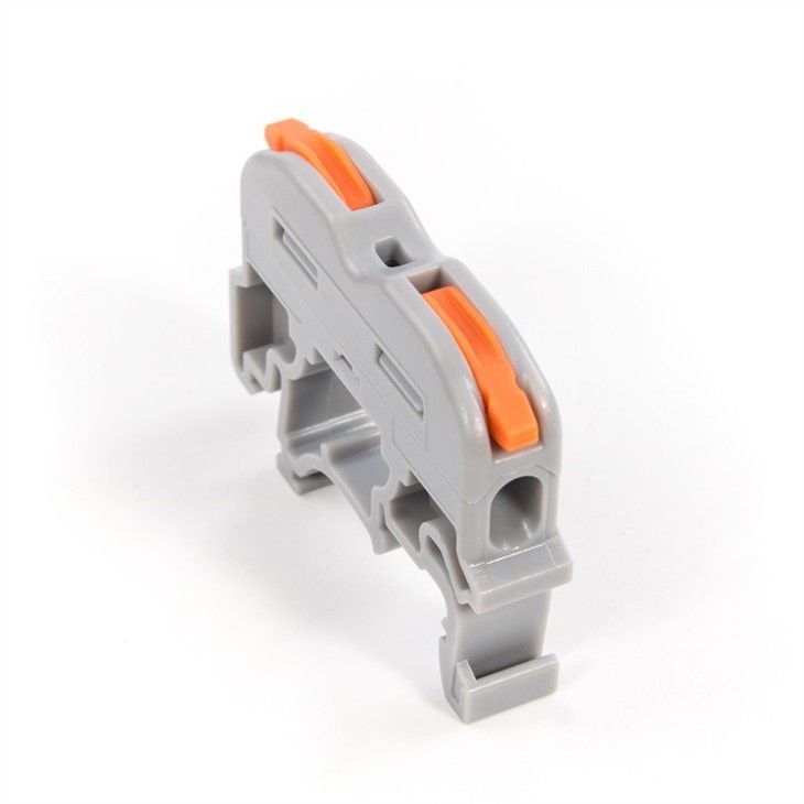 DIN rail wire connector universal compant push-in terminal block lever connector