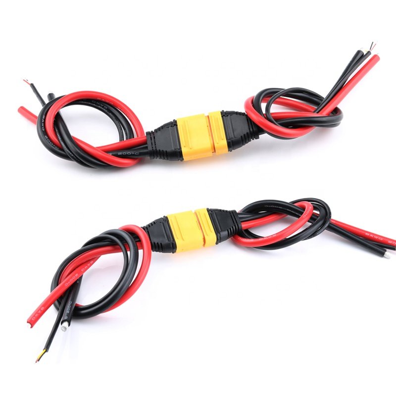 Amass AS150U-F AS150U Male Female To XT90 Cable Plug Connector With 8AWG For Big Load Multirotor FPV Drone