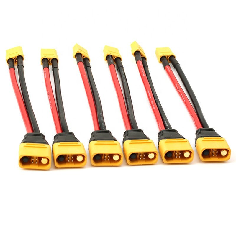 Amass AS150U-F AS150U Male Female To XT90 Cable Plug Connector With 8AWG For Big Load Multirotor FPV Drone
