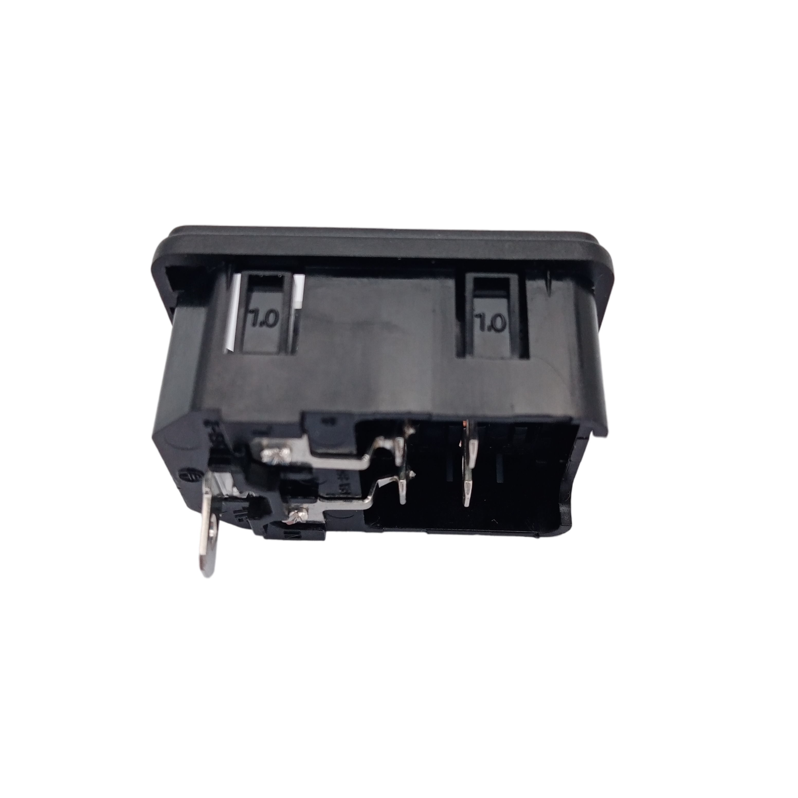 3 Pin IEC60320 C14 male panel inlet connector plug ac power socket with rocker switch IEC Connector for medical equipment