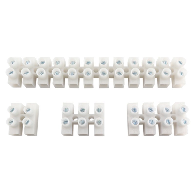 2 Pin PA10 PA Nylon Material Wire Cable Connector PA10 H Type Screw Terminal Cable Terminal Block