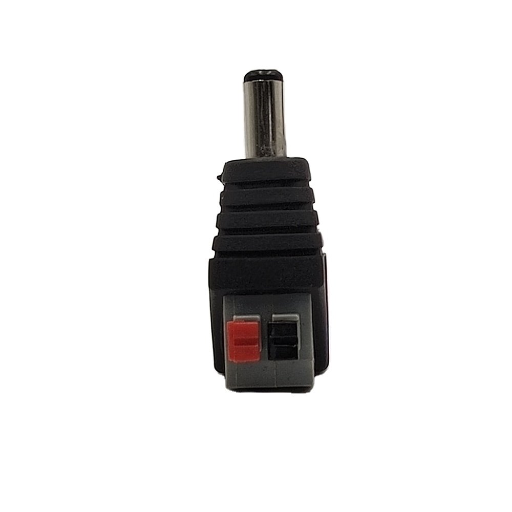 DC 5.5x2.1 Terminal Block Solderless LED Connectors Press Solderless Connector for Neon Lights DC 2 Pin Solder Free Screw Wiring