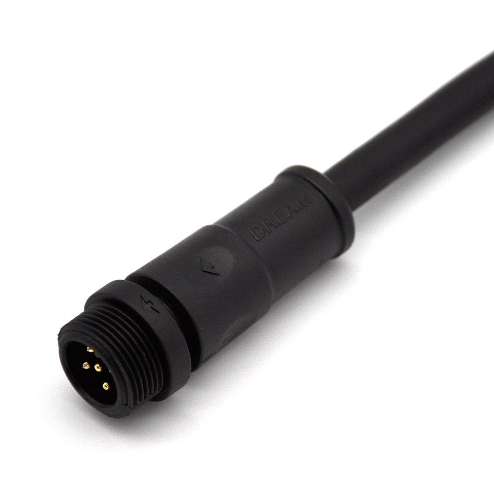 M8 M12 M16 M18 M20 Waterproof Connector 3 Pin 3 Core IP65 IP67 IP68 Metal Male Female Plug LED Connector