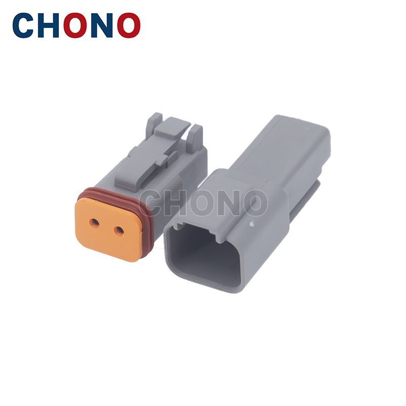 DT04-2P 2 Pin DT Male Grey Electrical Connector