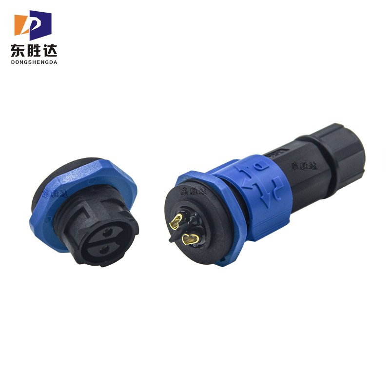 Male And Female Cable Connectors 3 4 5 6 8 20 24 pin M25 Waterproof Connector cable assembly