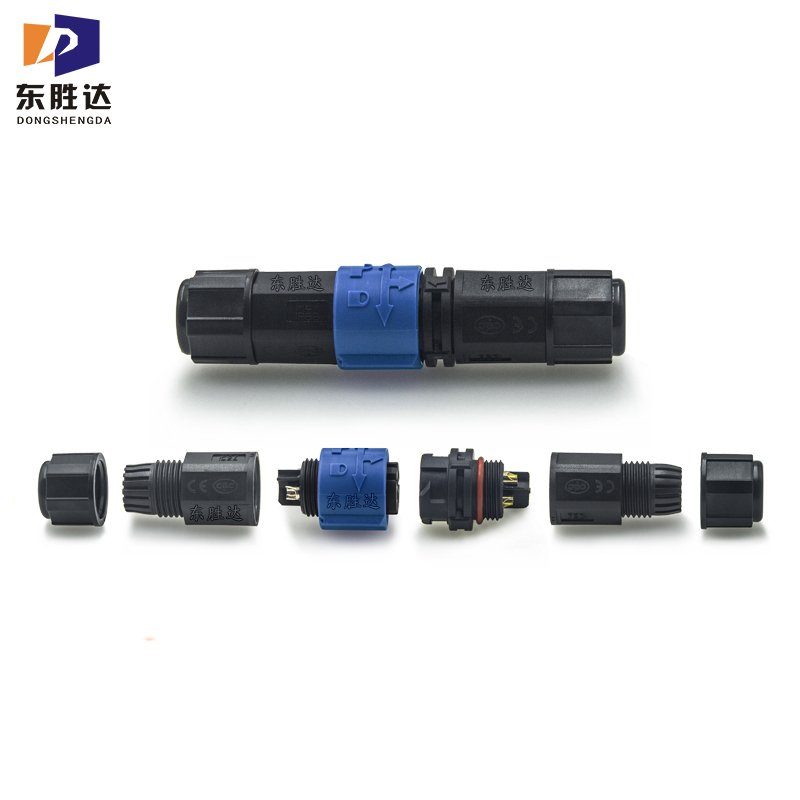 Male And Female Cable Connectors 3 4 5 6 8 20 24 pin M25 Waterproof Connector cable assembly