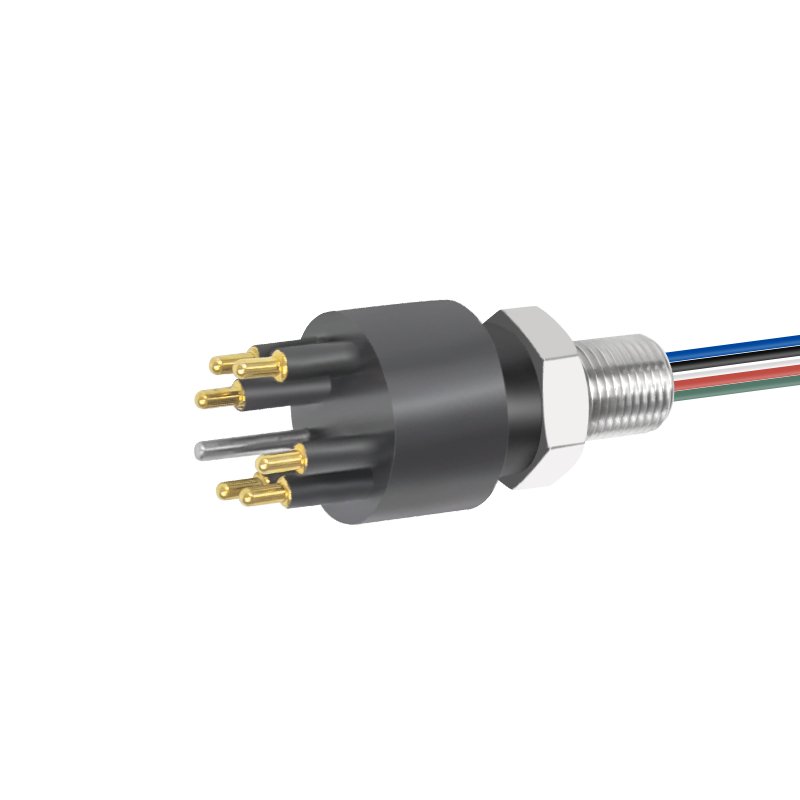 BH6M Deepsea 6 pin Bulkhead Electrical Connectors Waterproof Seacon Underwater Connector for Subsea ROV Camera equipment