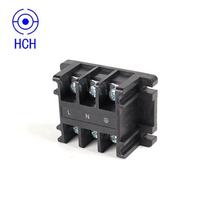 Wiring terminal block 30A high current fixed terminal board wire connector copper barrier terminal block