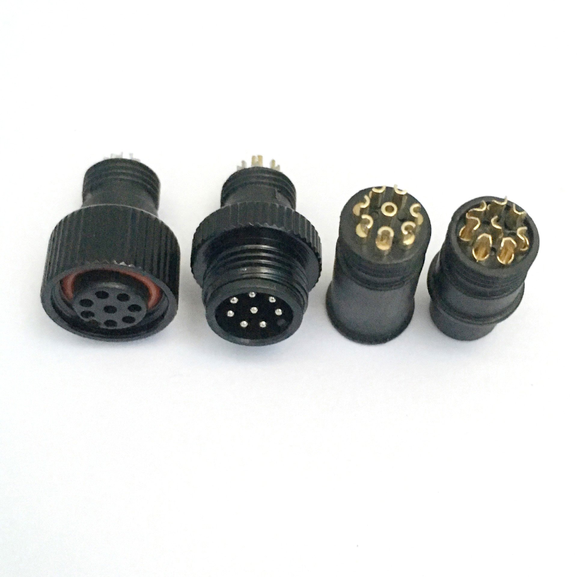 M8 M12 M15 electric plug waterproof 2 3 4 5 6 pin M12 cable connector for LED lighting outdoor