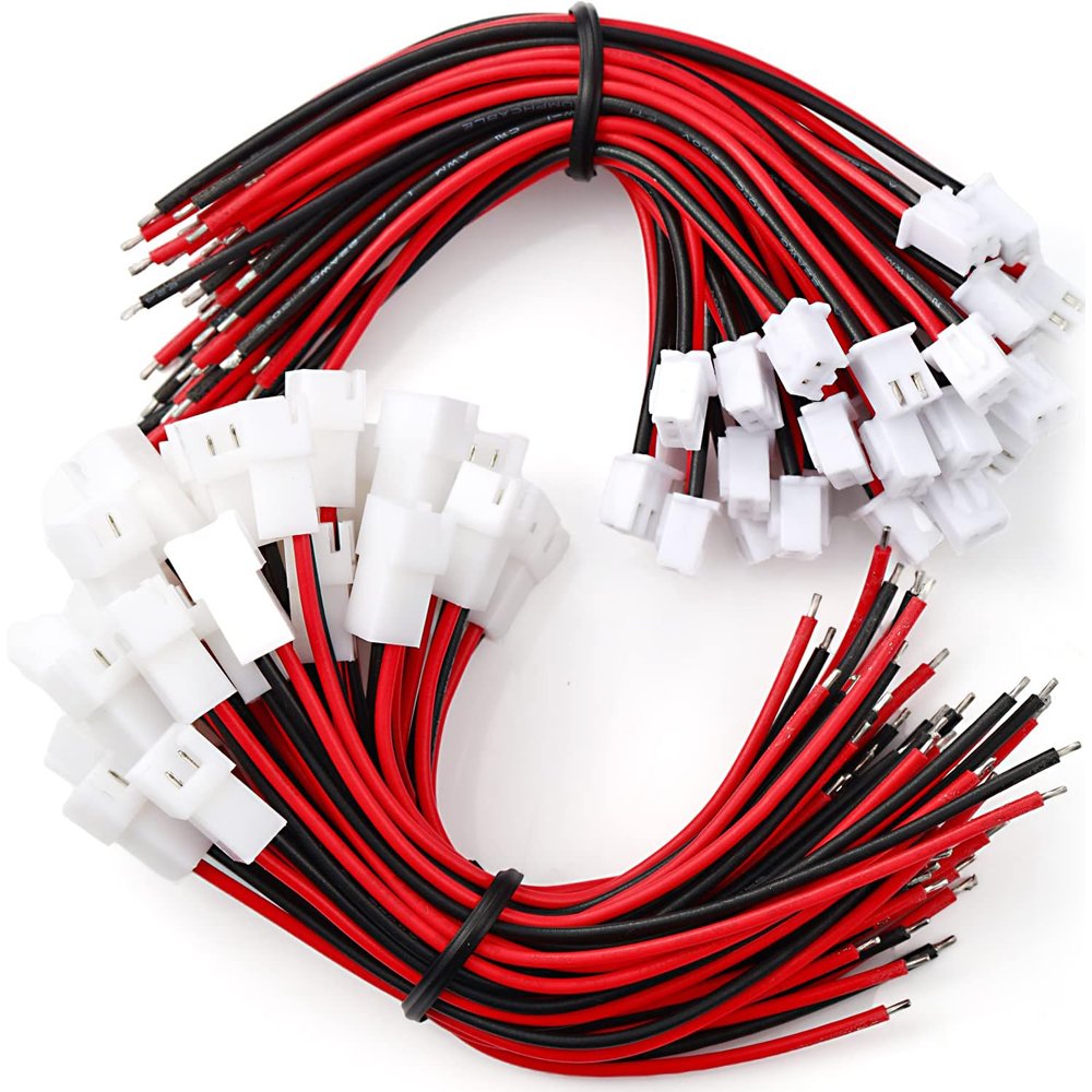 XH2.54mm Mini Micro Male & Female Connection Cable Plug 2/3/4/5/6Pin Housing JST Adapter Cable Connector