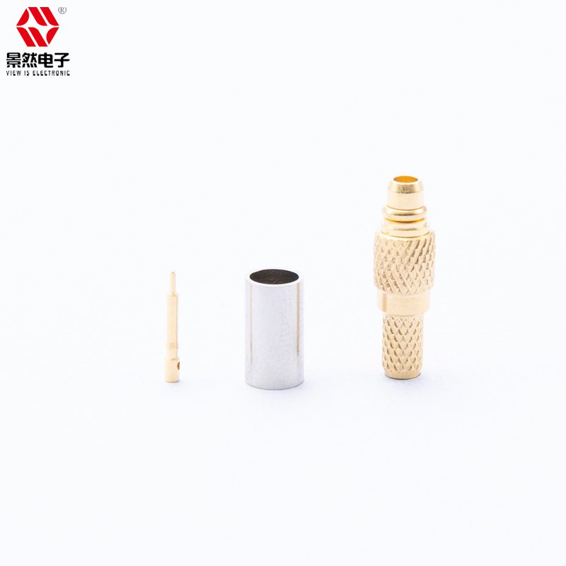 Hot Selling Gold Plated MMCX Male Straight Connector RG316 RG174 Cable 50ohm Crimp Single Phase USB/DIN/RF Connection Crimp DC