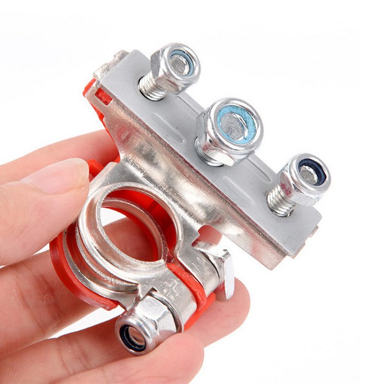Hot 12V 24V Automotive Car Top Post Battery Terminals Wire Cable Clamp Terminal Connectors Car accessories
