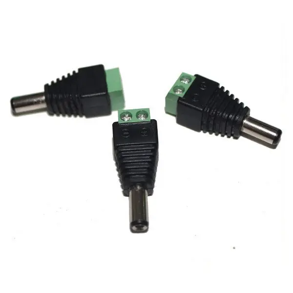 5.5mmX2.1mm 12V DC Power Male Female Plug Jack Adapter Connector