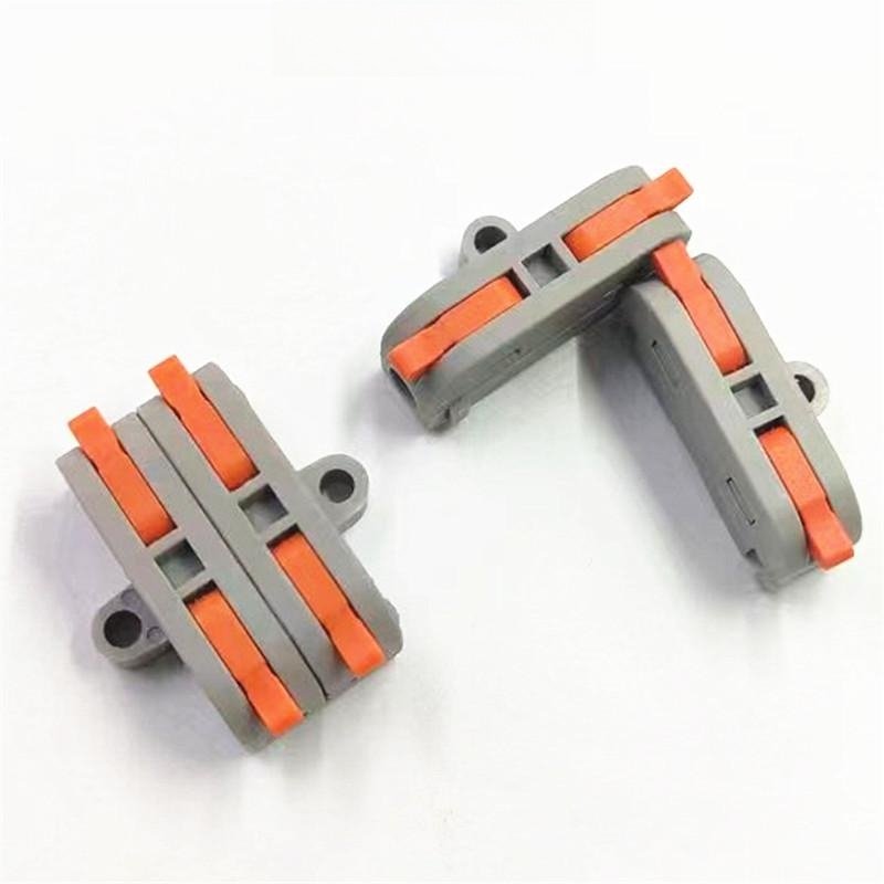 Fast Connector XS 1 -1 with fixed lugs instead of electrical tape terminals wire terminal row can be spliced