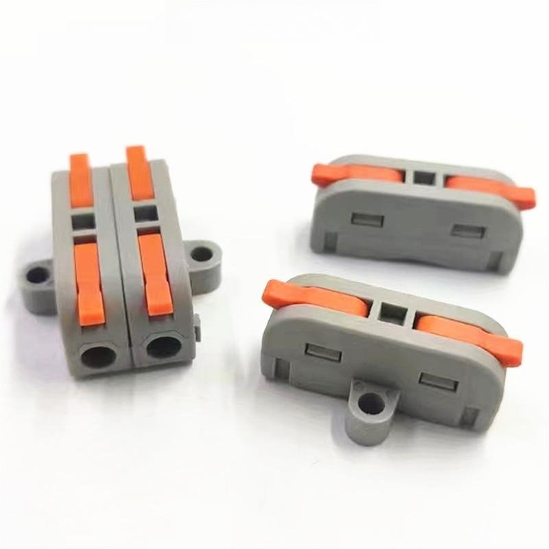 Fast Connector XS 1 -1 with fixed lugs instead of electrical tape terminals wire terminal row can be spliced