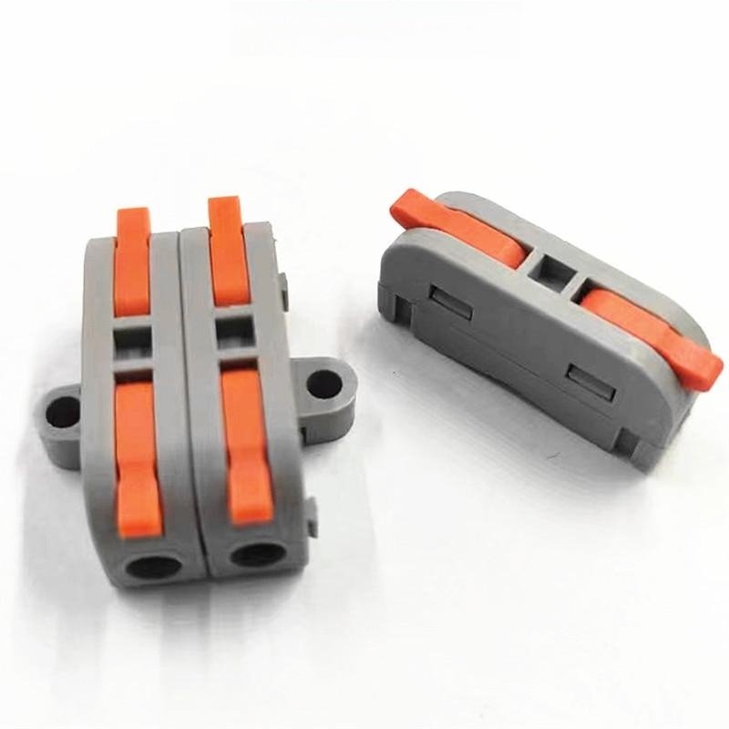 Fast Connector XS 1 -1 with fixed lugs instead of electrical tape terminals wire terminal row can be spliced