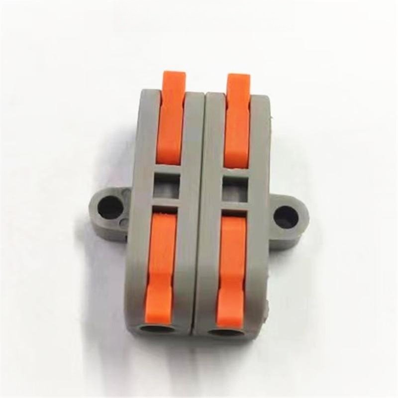 Fast Connector XS 1 -1 with fixed lugs instead of electrical tape terminals wire terminal row can be spliced