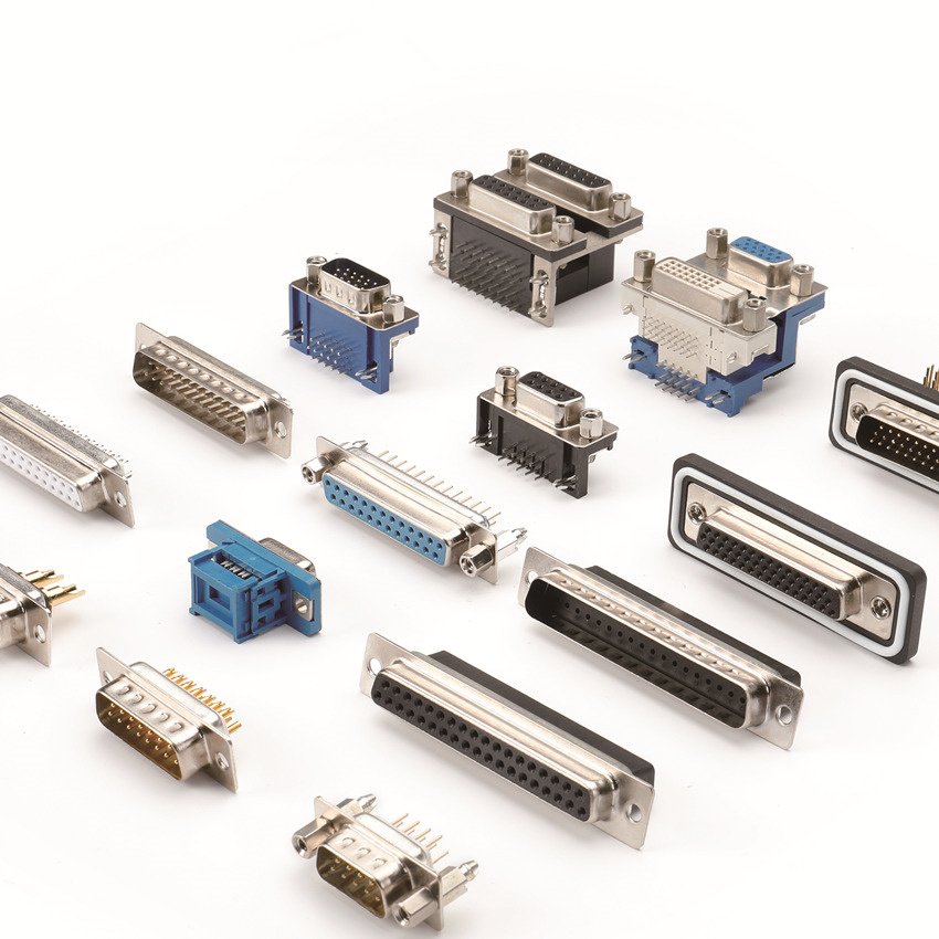 db15 d sub dsub connector 15 pin connector d-sub d type female socket dual row solder ITT Cannon DB-15P-A191-K87 121073-2291 D